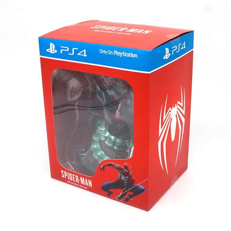 18cm Ps4 Spider Man Collectors Edition Pvc Figure Model Statue T Set
