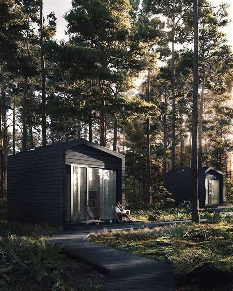 Forest Cabins 🖤 Render B Дом