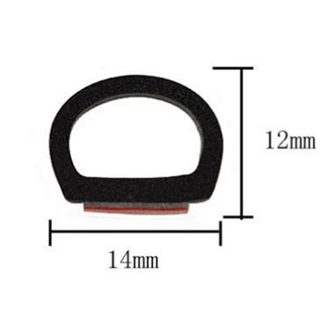 Rubber Seal Filler Car Large Size D Character Model Weatherstrip Sound