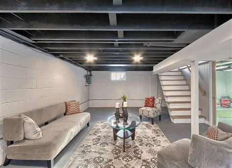 Shocking Photos Of Ways To Decorate An Unfinished Basement Ideas Ruliesta