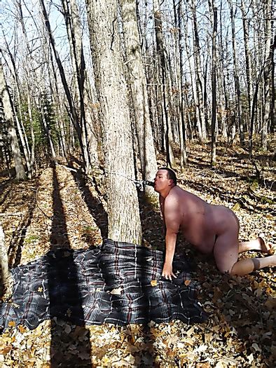 Nude Sissy Outdoors On Camera