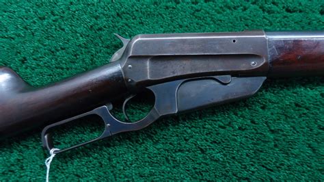 W3413 Interesting Winchester Model 1895 Rifle In 35 Wcf M Merz