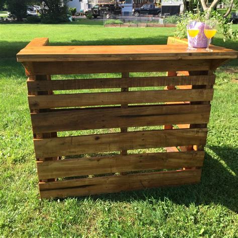 Pallet Bar Step By Step Instructions