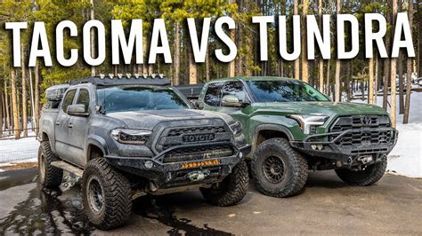 Tacoma Vs Tundra Which Toyota Truck Is Right For You Youtube