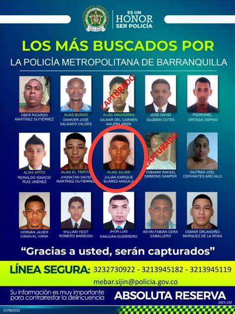 Cayó Alias ‘juliansito’ Uno De Los Criminales Más Buscados De Barranquilla Infobae