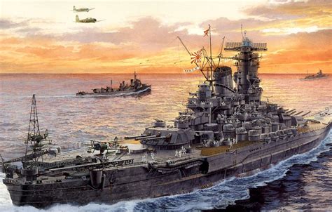 Ijn Yamato World Of Warships Wallpaper Yamato Battles