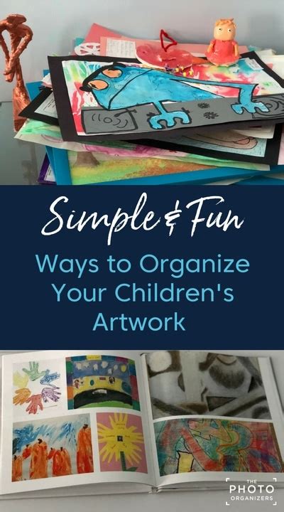 Simple And Fun Ways To Organize Your Childrens Artwork The Photo