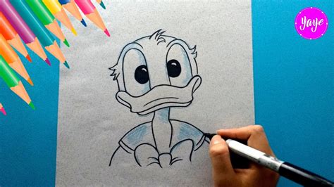 C Mo Dibujar Personajes Famosos De Disney Pato Donald How To Draw Donald Duck Yaye