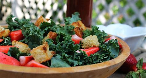 Cooking With Mary And Friends Kale And Strawberry Salad With