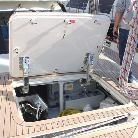 Rectangular Deck Hatch 3400 Series Freeman Marine Equipment For