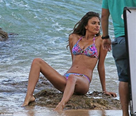 Irina Shayk Rolls Around Topless For Sports Illustrated Shoot In Hawaii
