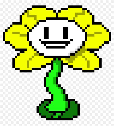 Flowey Undertale Flowey Colored Sprite Hd Png Download 5100x5200