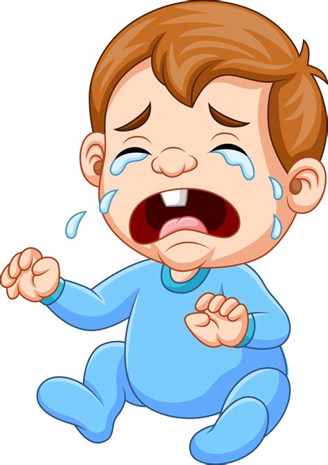Crying Baby Cartoon Clipart Vector Friendlystock Lupon Gov Ph