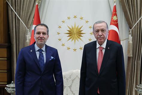 وكالة أنباء تركيا On Twitter أردوغان يستقبل رئيس حزب الرفاه من الجديد فاتح أربكان وذلك في