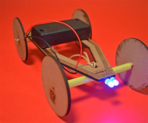 Electric Rubber Band Car 9 Steps With Pictures Instructables