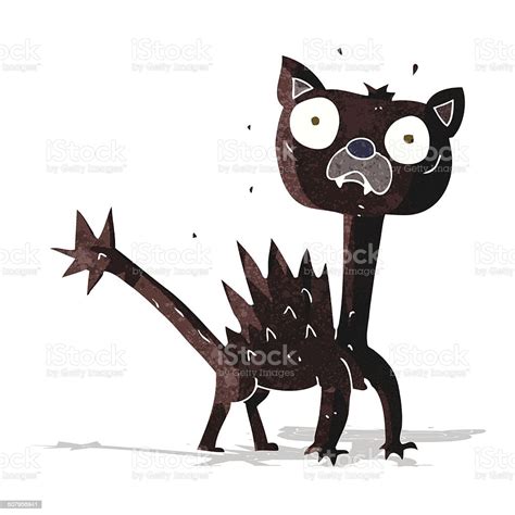 Cartoon Scared Cat Stock Illustration Download Image Now Cheerful