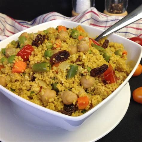 Moroccan Couscous With Chickpea And Vegetables Old Skool Recipes