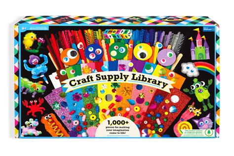 Smarts And Crafts Craft Supply Library 1000 Pieces Ages 6