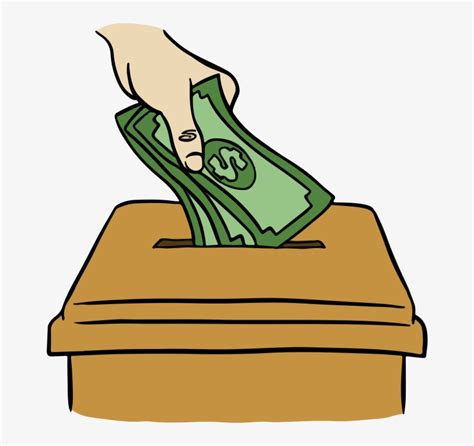 Collection Of 14 Free Donating Clipart Little Money Money Donation