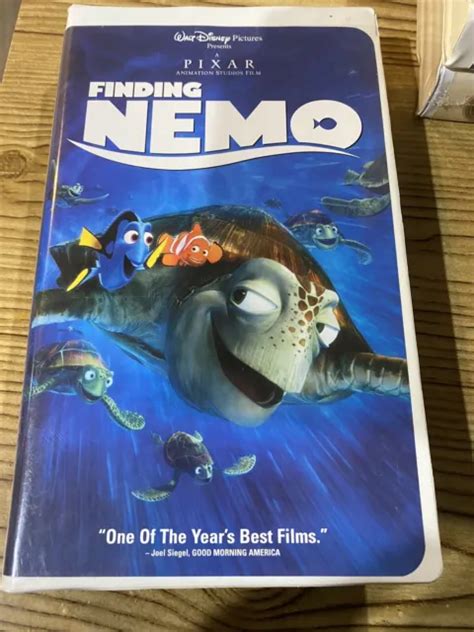 WALT DISNEY FINDING Nemo VHS Pixar Clamshell PicClick 7526 The Best