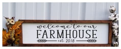 Welcome to our Farmhouse | Farmhouse wood sign, Home decor ...