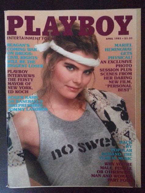 Mavin Playboy Magazine April Mariel Hemingway Linda Vaughn VERY FINE