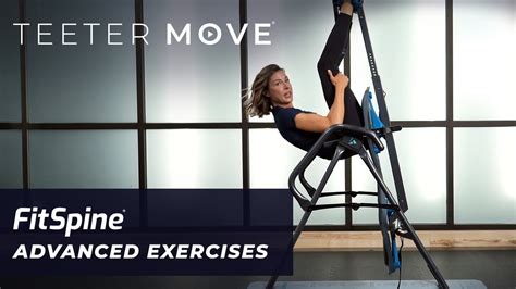 5 Min Advanced Exercises Fitspine Inversion Table Teeter Move Youtube