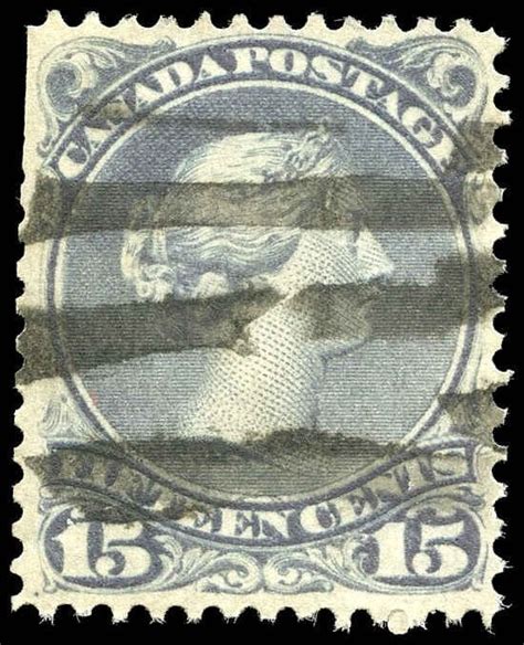 Buy Canada 30c Queen Victoria 1868 15¢ Very Thick Paper Arpin