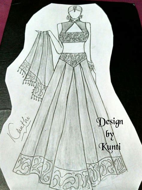 Indian Fashion Design Sketches Dresses