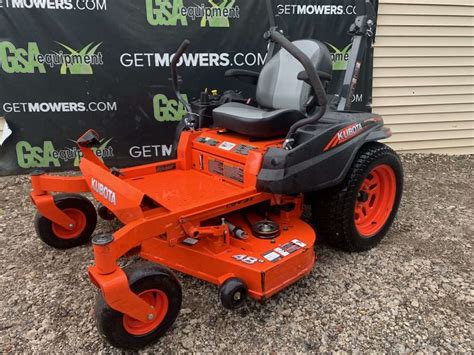 48 Kubota Z411 Commercial Zero Turn Mower W Only 105 Hours 108 A