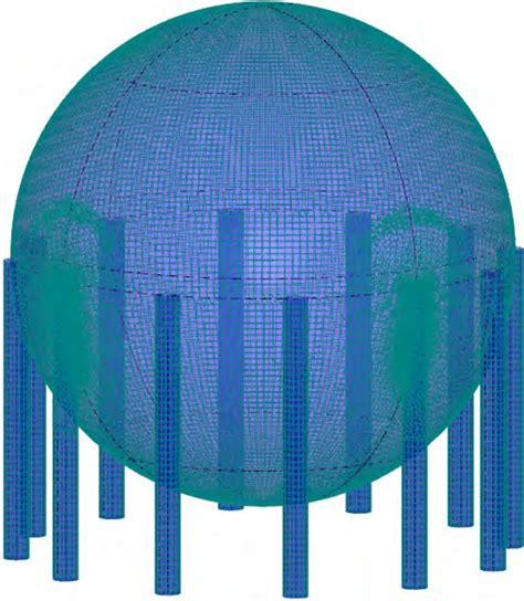 Fe Model Of The Spherical Pressure Vessel Download Scientific Diagram
