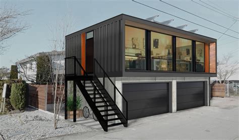 H04 Two Bedroom Modern Shipping Container Home Honomobo Canada