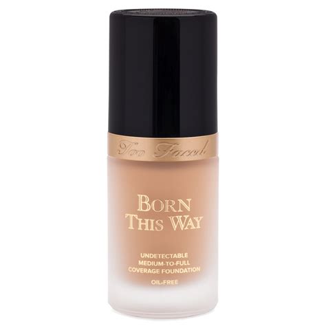 This revolutionary foundation is infused with a potent combination of coconut water to naturally replenish moisture levels; Too Faced Born This Way Foundation Sand | Beautylish