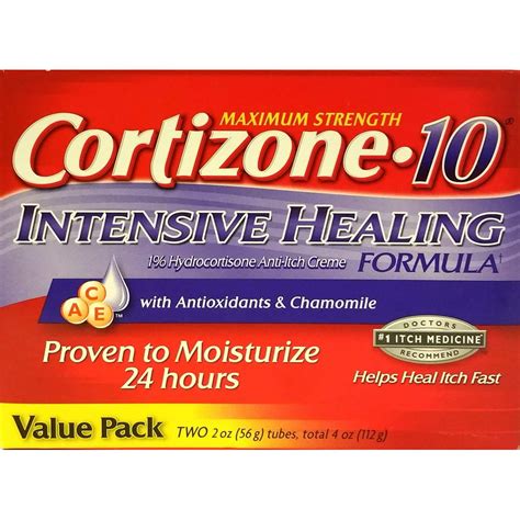 Cortizone 10 Max Strength Cortizone 10 Intensive Healing Formula With