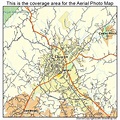 Aerial Photography Map of Lenoir, NC North Carolina