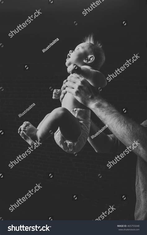 Naked Father Son Diaper Stock Photo Shutterstock