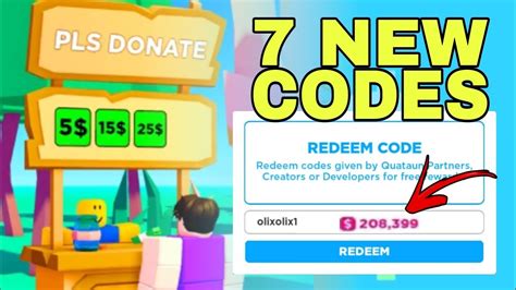 New Code Pls Donate Roblox Pls Donate Redeem Codes New Pls Donate