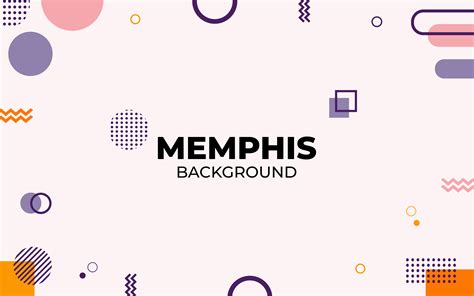 Geometric Background Memphis Style Minimalist Vector Stock Vector Royalty Free