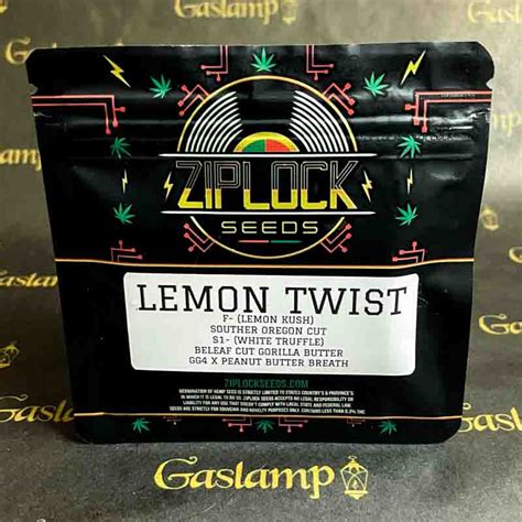 Ziplock Seeds Lemon Twist 10 Feminized Seeds Gaslamp Seeds