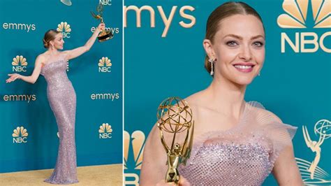 Emmys 2022 Amanda Seyfried Wins Her First Emmy For Lead Actress In A Limited Or Anthology