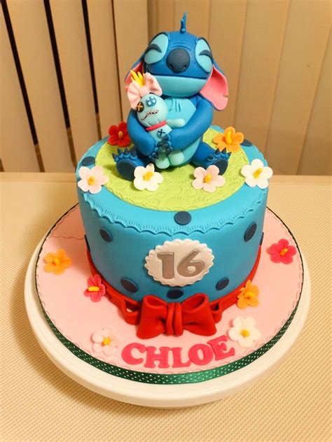 Pinterest Disney Birthday Cakes Stitch Cake Lilo And Stitch Cake