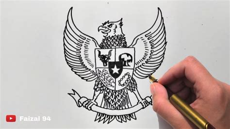 Detail Gambar Mewarnai Garuda Pancasila Koleksi Nomer 29