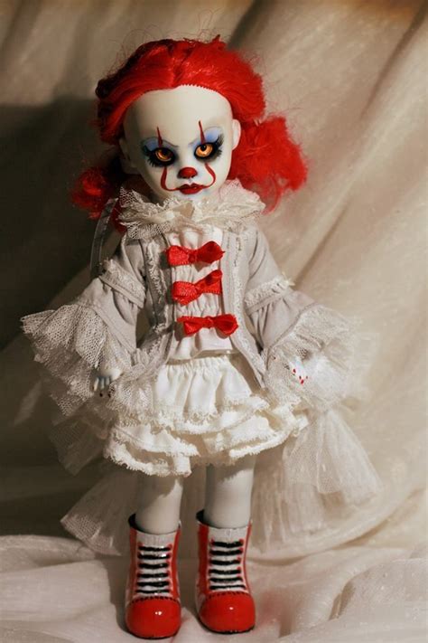 It Horror Dolls Goth Pennywise Clown Art Doll Dolls And Miniatures Art
