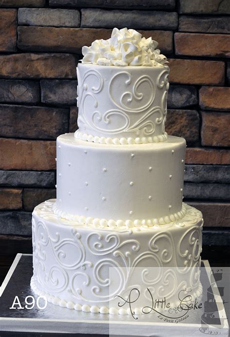 We use quality food and local and natural ingredients. A90 Buttercream iced wedding cake