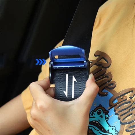 safety seat belt adjuster clip universal car seat belt fixing clips access cr ebay