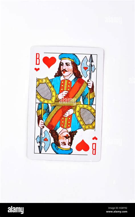 Jack Of Hearts Playing Card Stock Photo Alamy