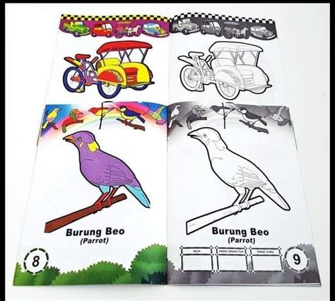 Pola gambar mewarnai anak tk coloringpages asia. Cara Menggambar Burung Elang Untuk Anak Tk | Semburat Warna