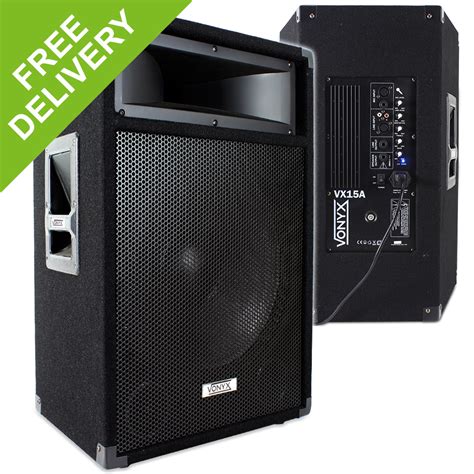 Vonyx Vx 15 Inch Active Pa Speaker Dj Disco Party Powered System 600w Ebay