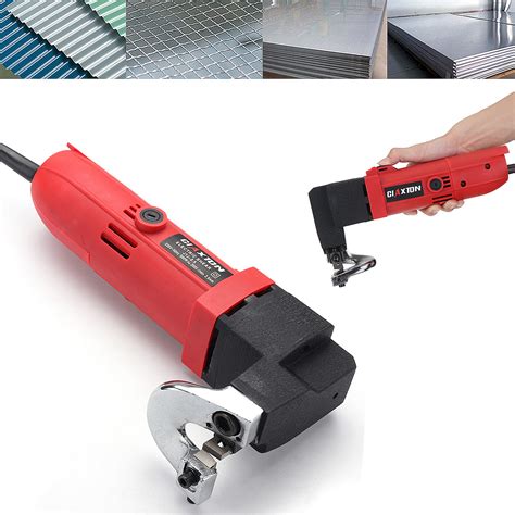 220v Electric Sheet Metal Shear Tin Snips Cutter Nibbler Heavy Duty