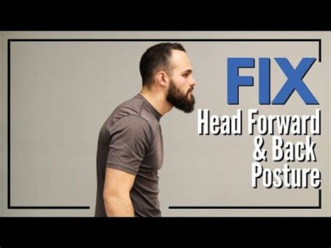It's important to correct postural issues if you're working to build muscle, because lifting weights with bad posture will just create imbalances and cause injury over time. Fix Head Forward & Back Posture - 3 Exercises in 2 Minutes ...